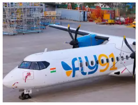 FLY91, India's newest airline, hits the skies 