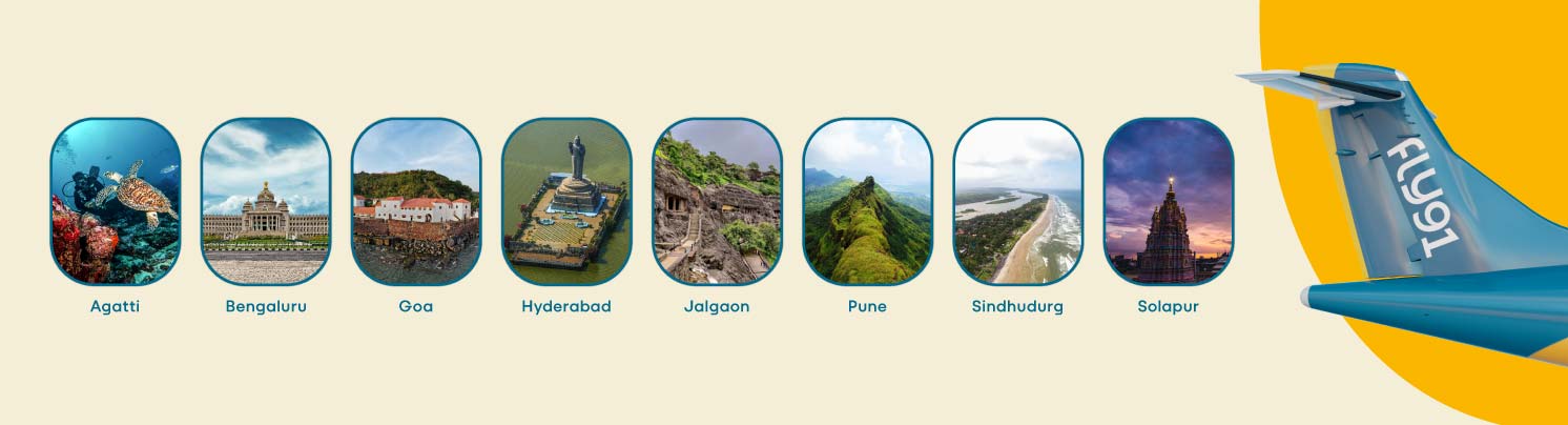 Book Regional Flights Online Across India with FLY91